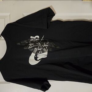 Jordan Black Athletic Short Sleeve Tee